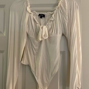 Lulus one piece, ivory/white